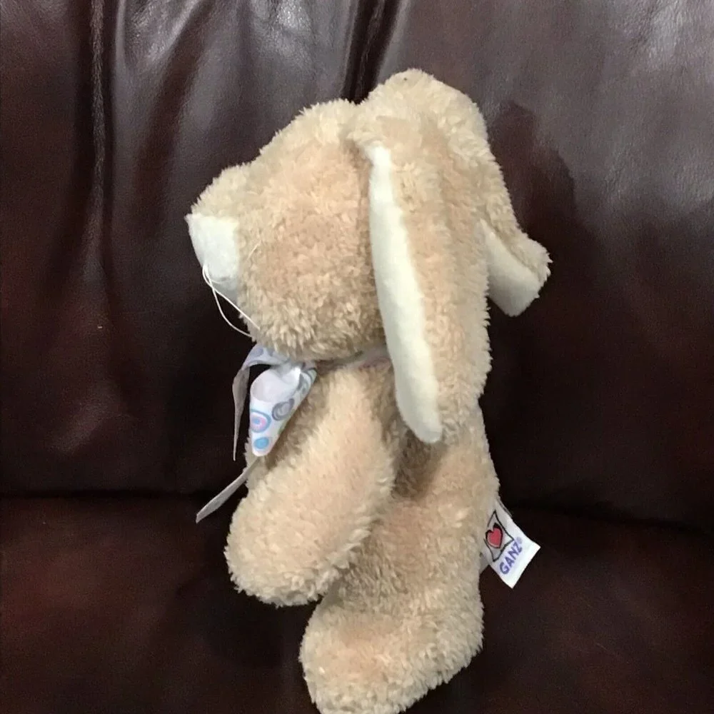 Gund Bunny Rabbit Easter‎ Plush 12 Inch Tan Floppy Ear  Stuffed Animal Bowtie
